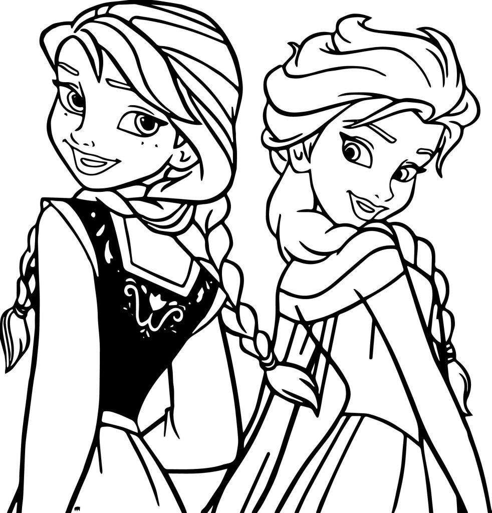 Elsa ve Anna Karlar Ülkesi Boyamaları Yazdır
